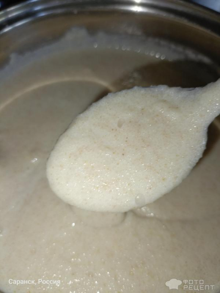 Рецепт: Каша из Полбяной манки - На цельном молоке, со сливочным маслом. Рецепт: Каша из Полбяной манки - На цельном молоке, со сливочным маслом.
