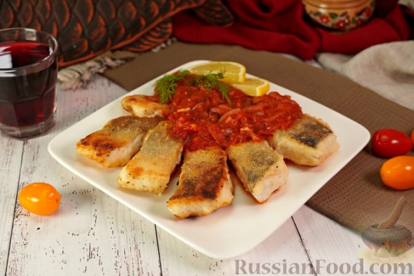 Жареная рыба с соусом "Саворо" Жареная рыба с соусом "Саворо"