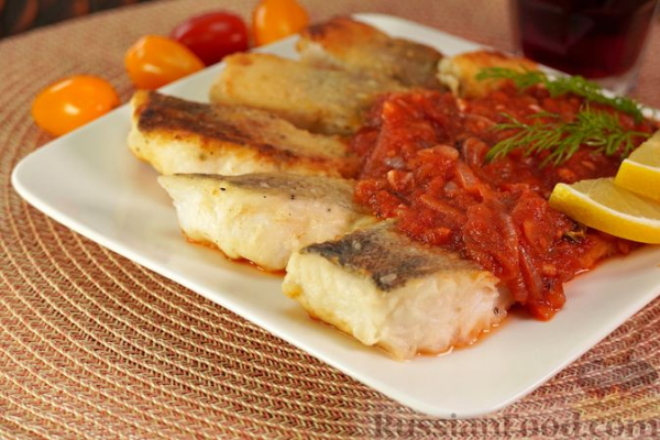 Жареная рыба с соусом "Саворо" Жареная рыба с соусом "Саворо"