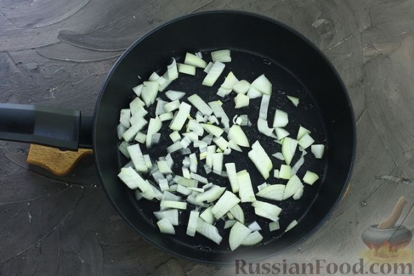Макароны с грибами и фасолью (на сковороде) Макароны с грибами и фасолью (на сковороде)