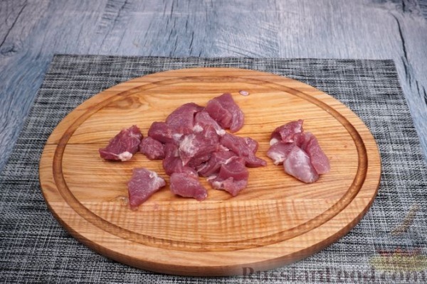 Кускус с овощами и мясом, на сковороде Кускус с овощами и мясом, на сковороде