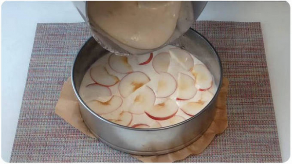 Пышная шарлотка с яблоками в духовке простая Пышная шарлотка с яблоками в духовке простая