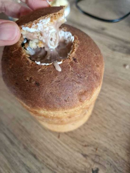 Сливочный кулич с начинкой Сливочный кулич с начинкой