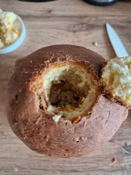 Сливочный кулич с начинкой Сливочный кулич с начинкой