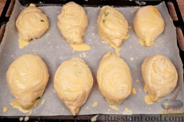Самса с сыром и зеленью Самса с сыром и зеленью
