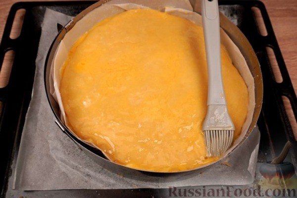 Пирог с творогом и абрикосами Пирог с творогом и абрикосами