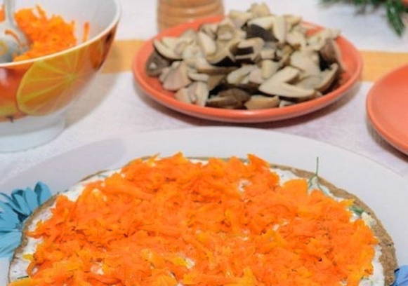 Печеночный торт из куриной печени Печеночный торт из куриной печени