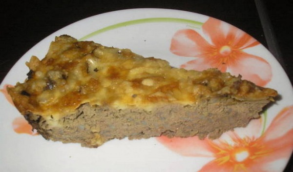Печеночный торт из куриной печени Печеночный торт из куриной печени