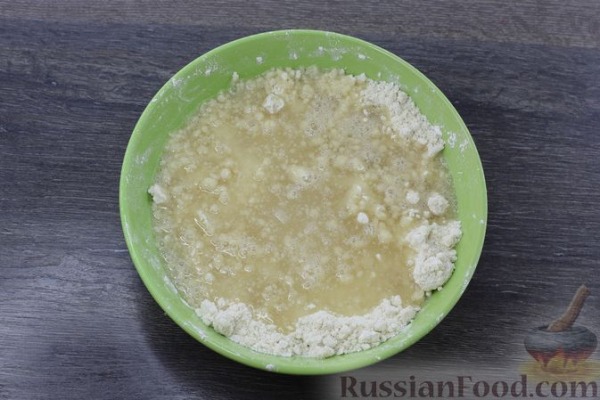 Постный тёртый пирог с малиной Постный тёртый пирог с малиной