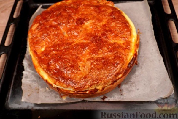 Пирог с творогом и абрикосами Пирог с творогом и абрикосами