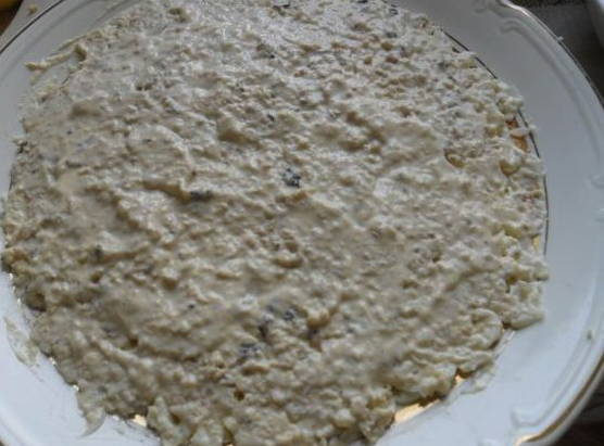 Салат Мимоза с сыром и консервами классический Салат Мимоза с сыром и консервами классический