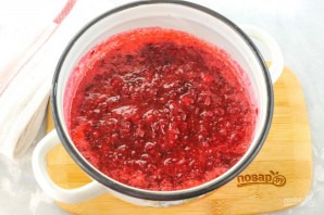 Клюква протертая с сахаром Клюква протертая с сахаром