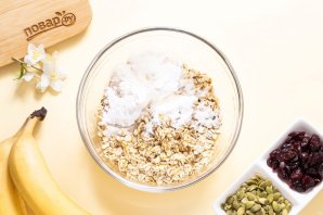 Овсяное печенье с бананом Овсяное печенье с бананом