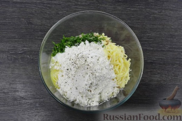 Рубленые куриные котлеты с сыром, запечённые в духовке Рубленые куриные котлеты с сыром, запечённые в духовке