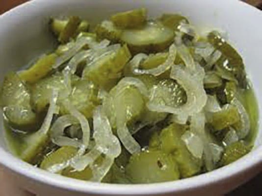 Салат из огурцов с луком и растительным маслом на зиму Салат из огурцов с луком и растительным маслом на зиму