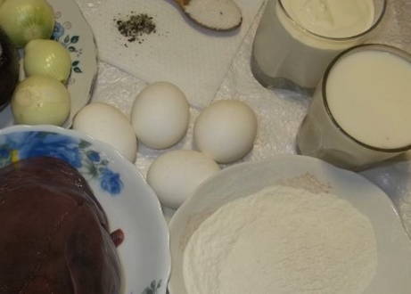Печеночный торт из свиной печени классический Печеночный торт из свиной печени классический