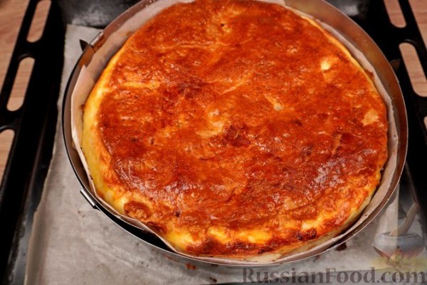 Пирог с творогом и абрикосами Пирог с творогом и абрикосами