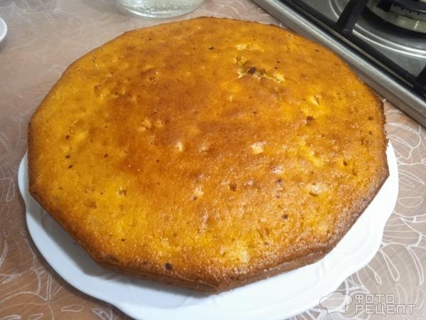 Рецепт: Сезонный пирог из ревеня - в стиле манника, вкусно по домашнему