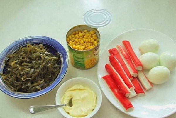 Крабовый салат классический Крабовый салат классический