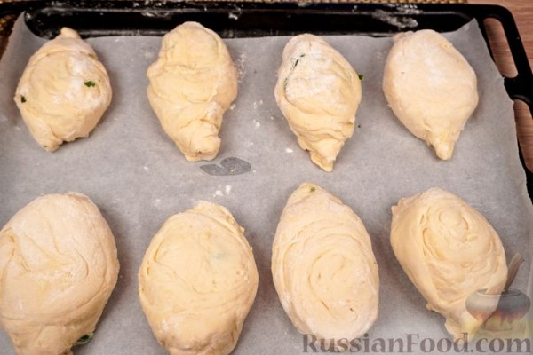 Самса с сыром и зеленью Самса с сыром и зеленью