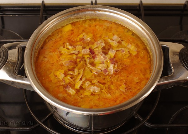 Гороховый суп с беконом Гороховый суп с беконом