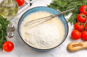 Блины с курицей и сыром Блины с курицей и сыром