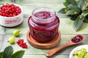 Варенье из крыжовника и красной смородины Варенье из крыжовника и красной смородины