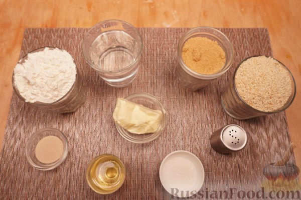 Масляные симиты в кунжуте Масляные симиты в кунжуте