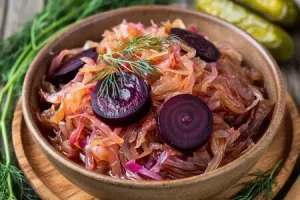 Капуста квашеная со свеклой рецепт