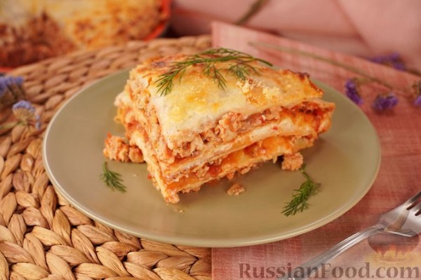 Лазанья из блинов Лазанья из блинов