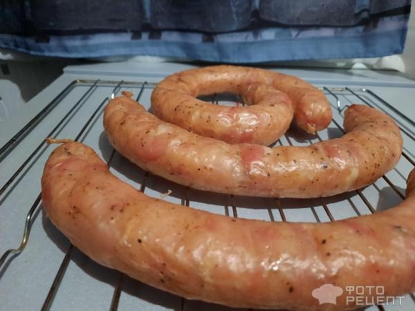 Рецепт: Колбаски куриные - В натуральной оболочке.