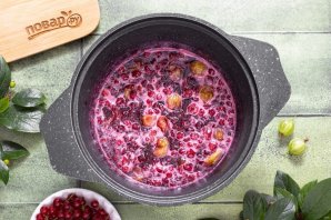 Варенье из крыжовника и красной смородины Варенье из крыжовника и красной смородины