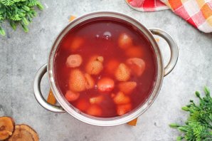 Кисель из клубники Кисель из клубники