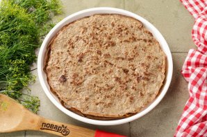 Печеночный торт с морковью Печеночный торт с морковью