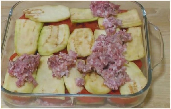 Запеканка с фаршем