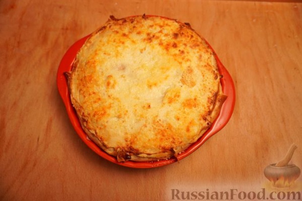 Лазанья из блинов Лазанья из блинов