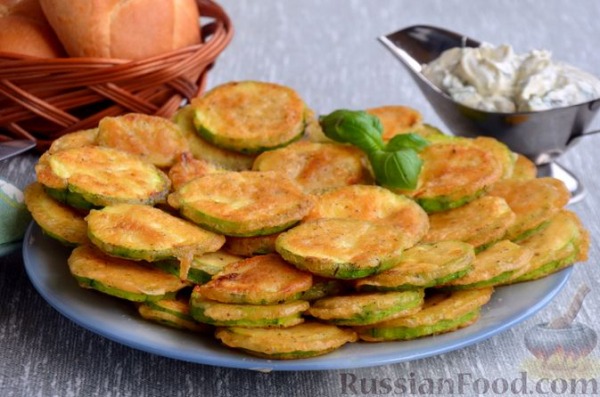 Кабачки в пивном кляре (без яиц) Кабачки в пивном кляре (без яиц)