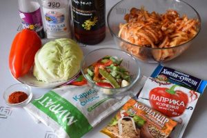 Рецепт: Куриные окорочка с овощами, запеченные в рукаве, в маринаде с виноградным уксусом — с сиропом топинамбура