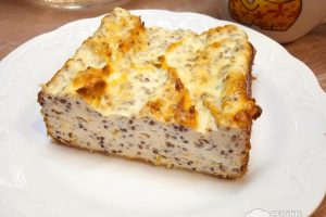 Рецепт: Воздушная запеканка — с чиа и лимоном