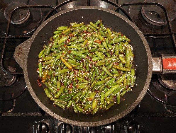 Стручковая фасоль с чесноком Стручковая фасоль с чесноком