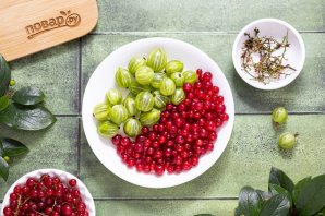 Варенье из крыжовника и красной смородины Варенье из крыжовника и красной смородины