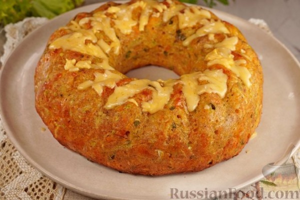 Кабачковая запеканка с сыром