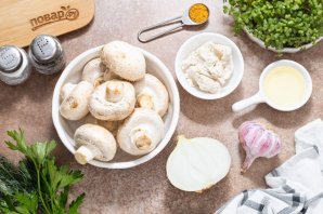 Шампиньоны с начинкой Шампиньоны с начинкой