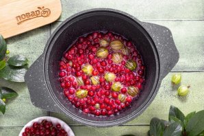 Варенье из крыжовника и красной смородины Варенье из крыжовника и красной смородины