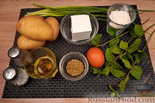 Пататокефтедес (картофельные котлеты с фетой) Пататокефтедес (картофельные котлеты с фетой)