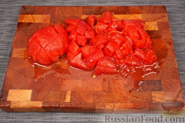 Лечо с колбасками и клёцками Лечо с колбасками и клёцками