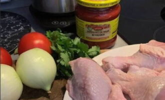 Чахохбили классическое Чахохбили классическое