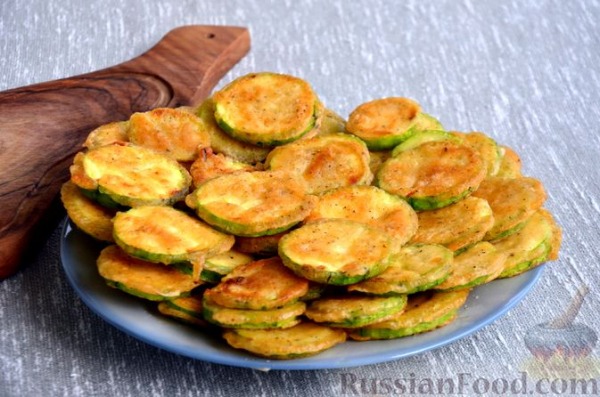 Кабачки в пивном кляре (без яиц) Кабачки в пивном кляре (без яиц)