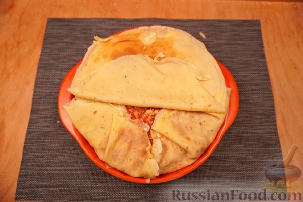 Лазанья из блинов Лазанья из блинов