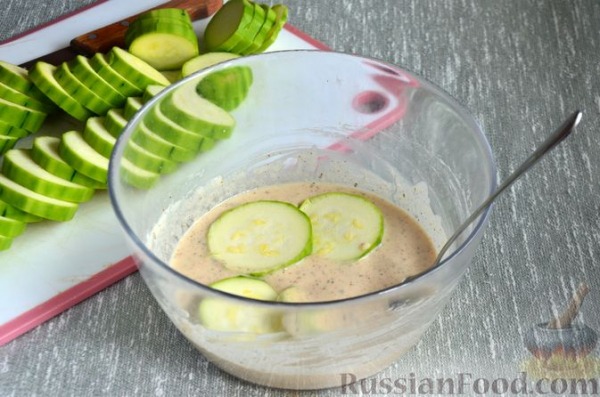 Кабачки в пивном кляре (без яиц) Кабачки в пивном кляре (без яиц)